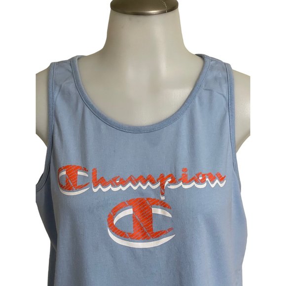 Champions.Tank top athletic lo women blue color size M - Picture 6 of 10